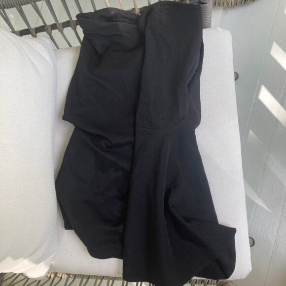 Rue Du Mail Paris Black Flounce Tulip Jersey Skirt women’s - Picture 9 of 12